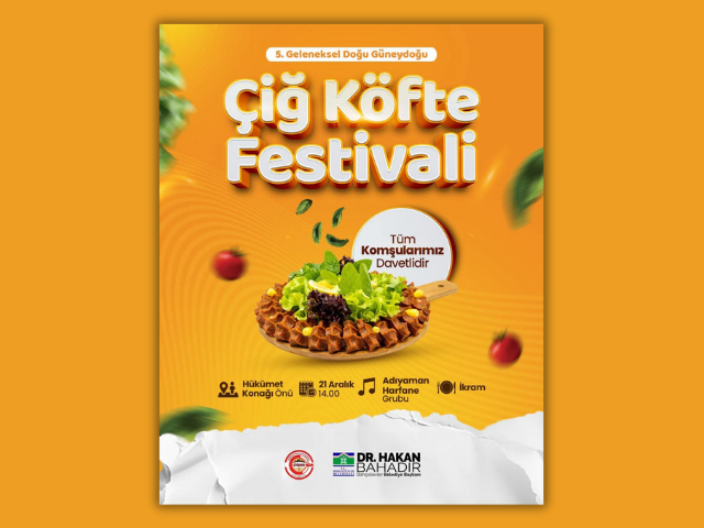 Çiğköfte Festivaline Davet 